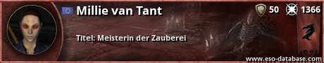 Signatur von Millie van Tant