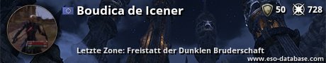 Signatur von Boudica de Icener