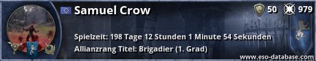 Signatur von Samuel Crow