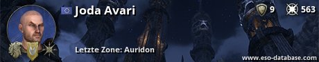 Signatur von Joda Avari