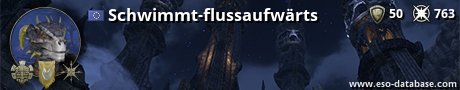 Signatur von Schwimmt-flussaufwärts