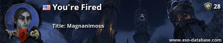 Signatur von You're Fired
