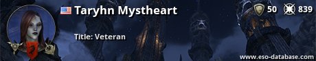 Signatur von Taryhn Mystheart