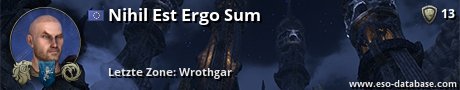 Signatur von Nihil Est Ergo Sum