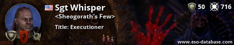 Signatur von Sgt Whisper