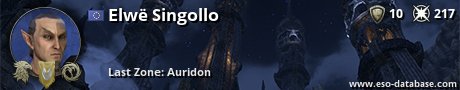Signatur von Elwë Singollo