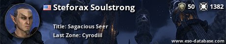 Signatur von Steforax Soulstrong