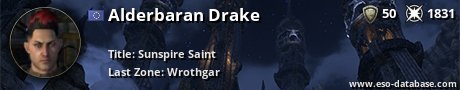 Signatur von Alderbaran Drake