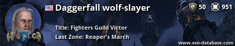 Signatur von Daggerfall wolf-slayer