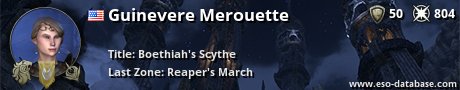 Signatur von Guinevere Merouette