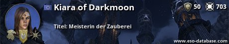 Signatur von Kiara of Darkmoon