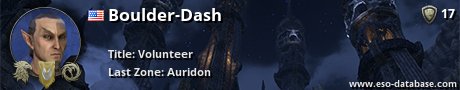 Signatur von Boulder-Dash