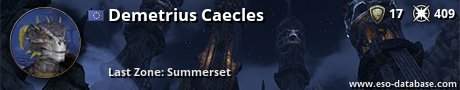Signatur von Demetrius Caecles