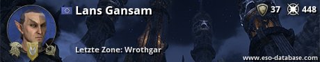 Signatur von Lans Gansam