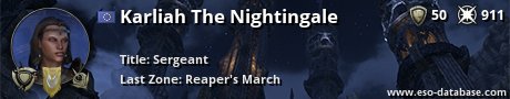 Signatur von Karliah The Nightingale