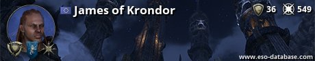 Signatur von James of Krondor
