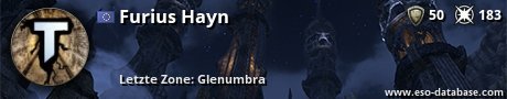 Signatur von Furius Hayn