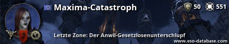 Signatur von Maxima-Catastroph