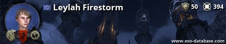 Signatur von Leylah Firestorm