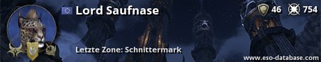 Signatur von Lord Saufnase
