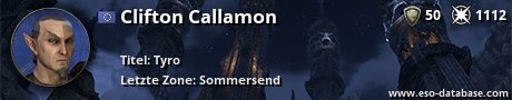 Signatur von Clifton Callamon