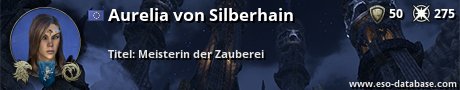 Signatur von Aurelia von Silberhain