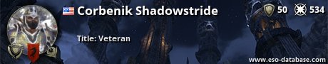 Signatur von Corbenik Shadowstride