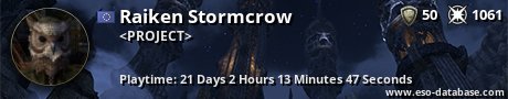 Signatur von Raiken Stormcrow