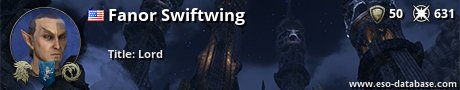 Signatur von Fanor Swiftwing