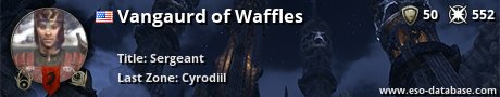 Signatur von Vangaurd of Waffles