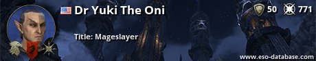 Signatur von Dr Yuki The Oni