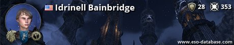 Signatur von Idrinell Bainbridge