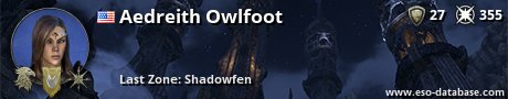 Signatur von Aedreith Owlfoot