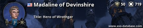 Signatur von Madaline of Devinshire
