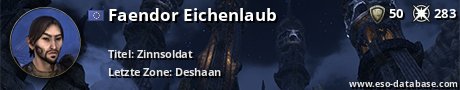 Signatur von Faendor Eichenlaub