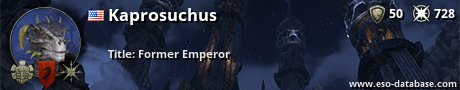 Signatur von Kaprosuchus