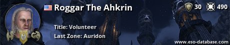 Signatur von Roggar The Ahkrin