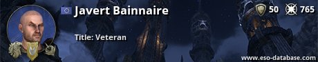 Signatur von Javert Bainnaire