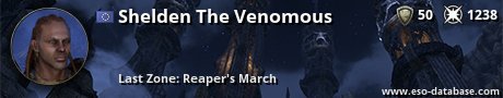 Signatur von Shelden The Venomous