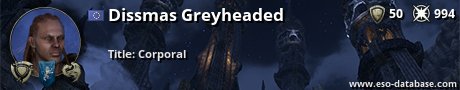 Signatur von Dissmas Greyheaded
