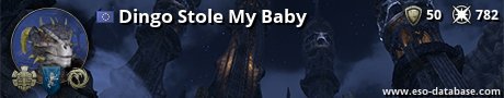 Signatur von Dingo Stole My Baby