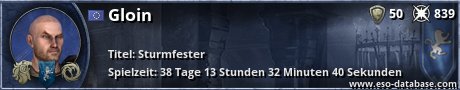 Signatur von Gloin