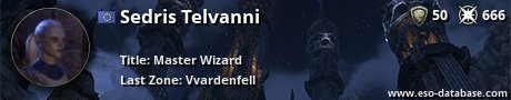 Signatur von Sedris Telvanni