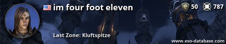 Signatur von im four foot eleven