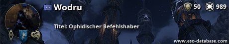 Signatur von Wodru