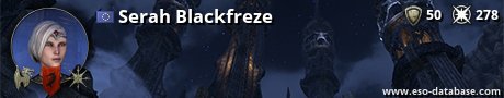 Signatur von Serah Blackfreze