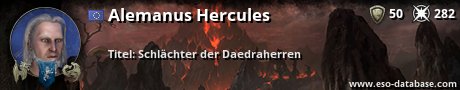 Signatur von Alemanus Hercules