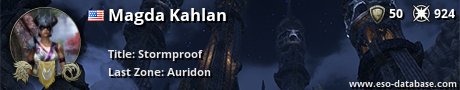 Signatur von Magda Kahlan