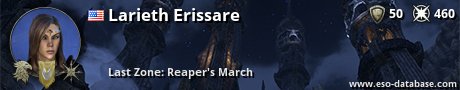 Signatur von Larieth Erissare