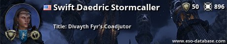 Signatur von Swift Daedric Stormcaller